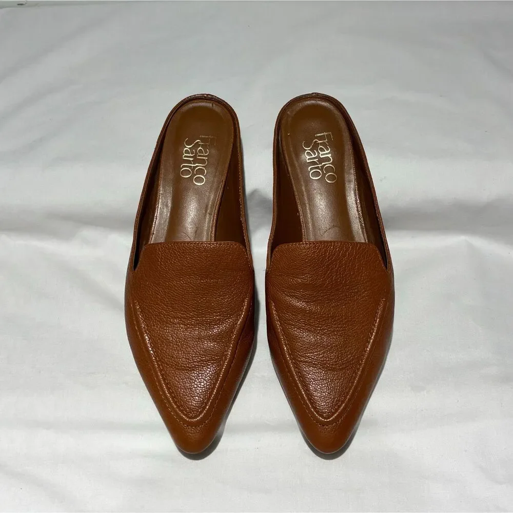 Franco Sarto leather mules  Size 7.5